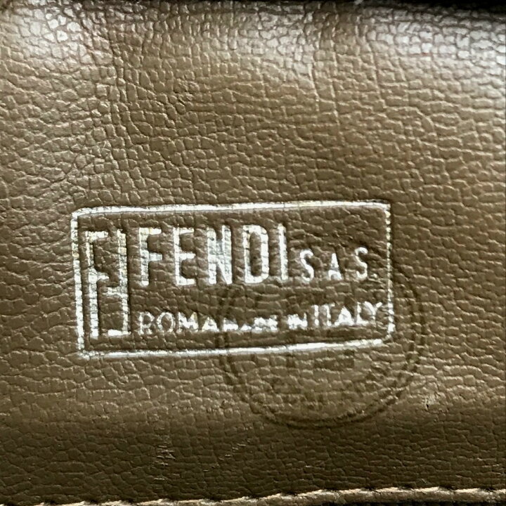 楽天市場】FENDI フェンディ ヴィンテージ ズッカ FF柄 ロゴスタンプ 