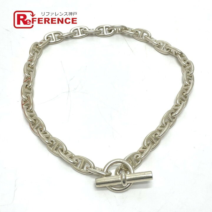 楽天市場】HERMES エルメス シェーヌダンクルMM 36コマ ネックレス  