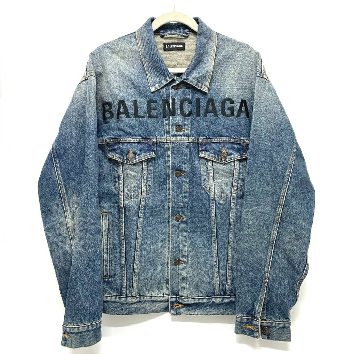 楽天市場】BALENCIAGA バレンシアガ 594424 ロゴ刺繍 オーバーサイズ 