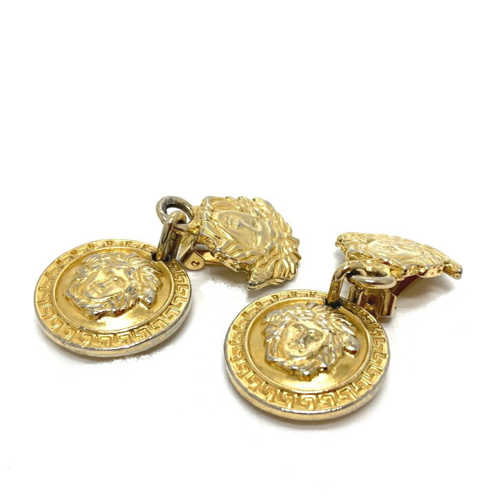 VERSACE ヴェルサーチ メデューサ ヴィンテージ 小物 耳飾り イヤリング GP レディース ゴールド 【中古】 | ブランドショップ リファレンス
