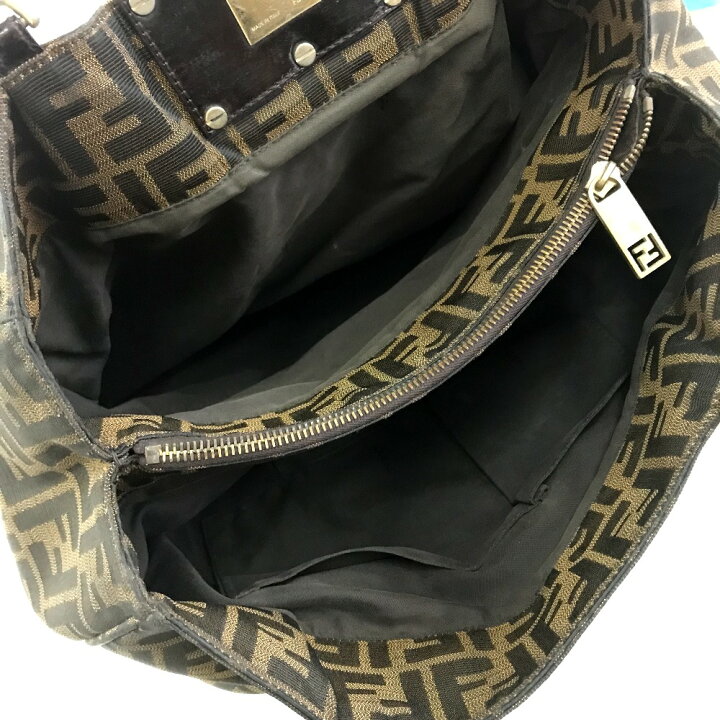 楽天市場】FENDI フェンディ 8BR616 ズッカ ミア カバン チェーン  