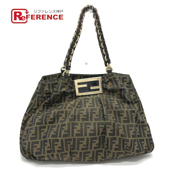 楽天市場】FENDI フェンディ 8BR616 ズッカ ミア カバン チェーン  