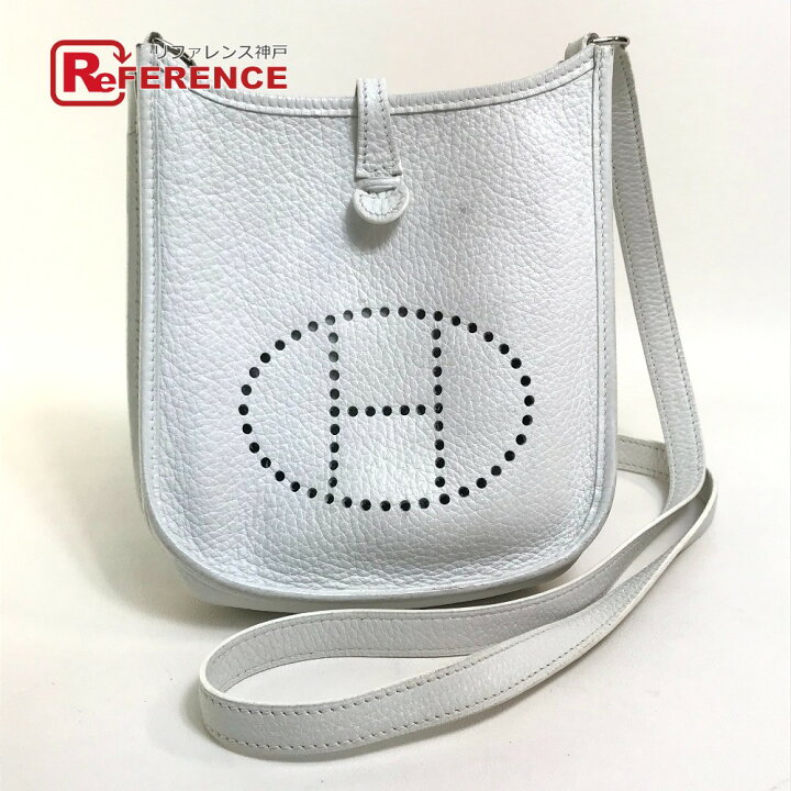 楽天市場】HERMES エルメス Hロゴ パンチング エブリン16 TPM 斜め掛け  