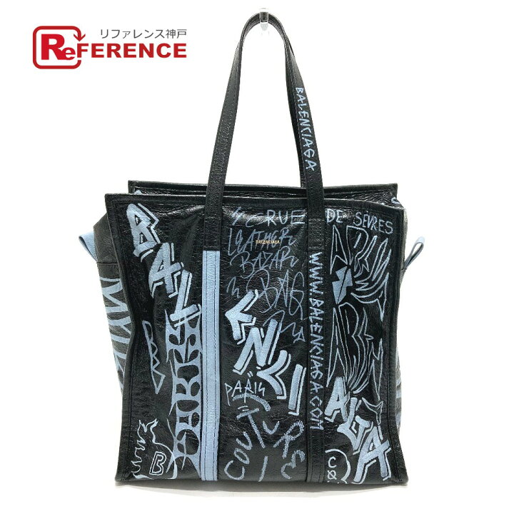 希少】BALENCIAGA／グラフィティ バサール トートバッグ／定価約22万  