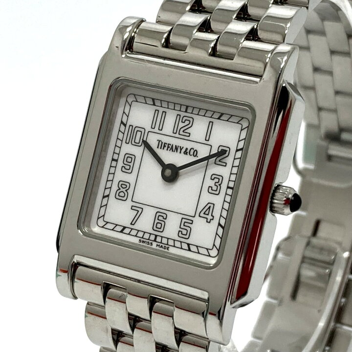 楽天市場】TIFFANY&Co. ティファニー クラシックスクエア クォーツ  
