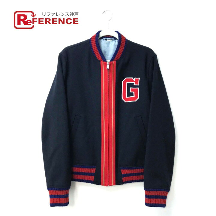 楽天市場】GUCCI グッチ 493709 フェルト Gワッペン ボンバー 