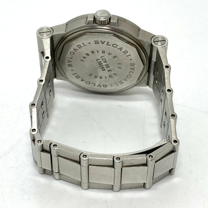 楽天市場】BVLGARI ブルガリ LCV35S ディアゴノ 自動巻き デイト 腕時計 SS メンズ シルバー 【中古】 : ブランドショップ リファレンス 楽天市場】BVLGARI ブルガリ LCV35S ディアゴノ 自動巻き デイト 腕時計 SS メンズ シルバー 【中古】 : ブランドショップ リファレンス