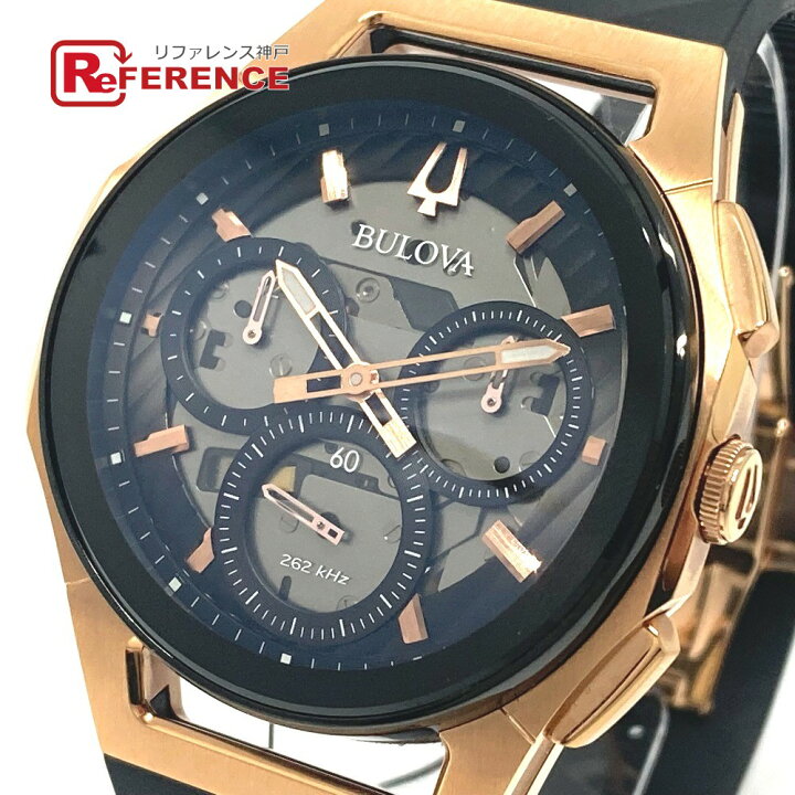 楽天市場】BULOVA ブローバ 98A185 カーブ クロノグラフ クォーツ 