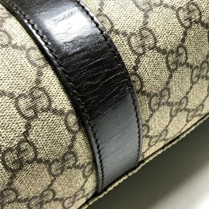 楽天市場】GUCCI グッチ 108793 GGプラス 横長 旅行バッグ ボストン  