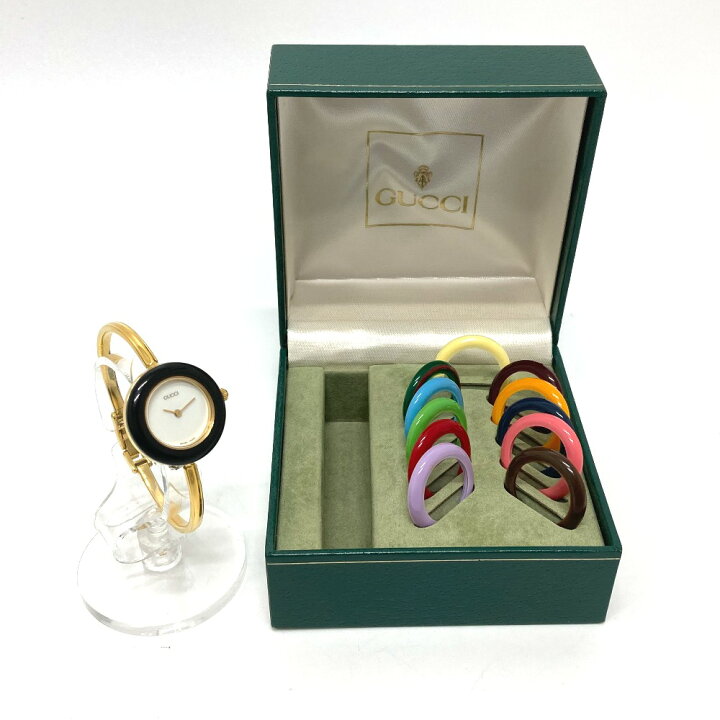 楽天市場】GUCCI グッチ 11/12.2 バングルウォッチ チェンジベゼル 全 