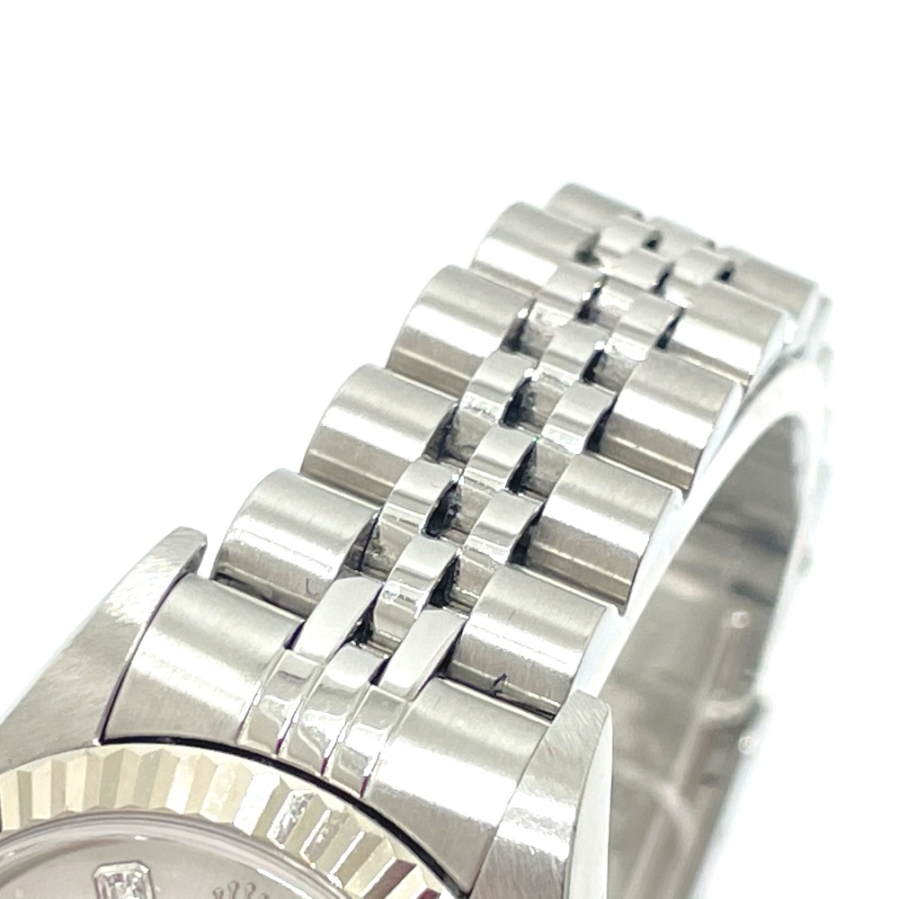 ROLEX ロレックス 179174NG 10Pダイヤ デイトジャスト 自動巻き 腕時計 K18WG/SS レディース ゴールド 【中古】 |  ブランドショップ　リファレンス