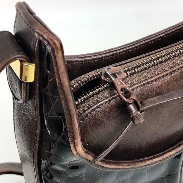 楽天市場】BALLY バリー クロコ型押し ワンショルダー 斜め掛け 