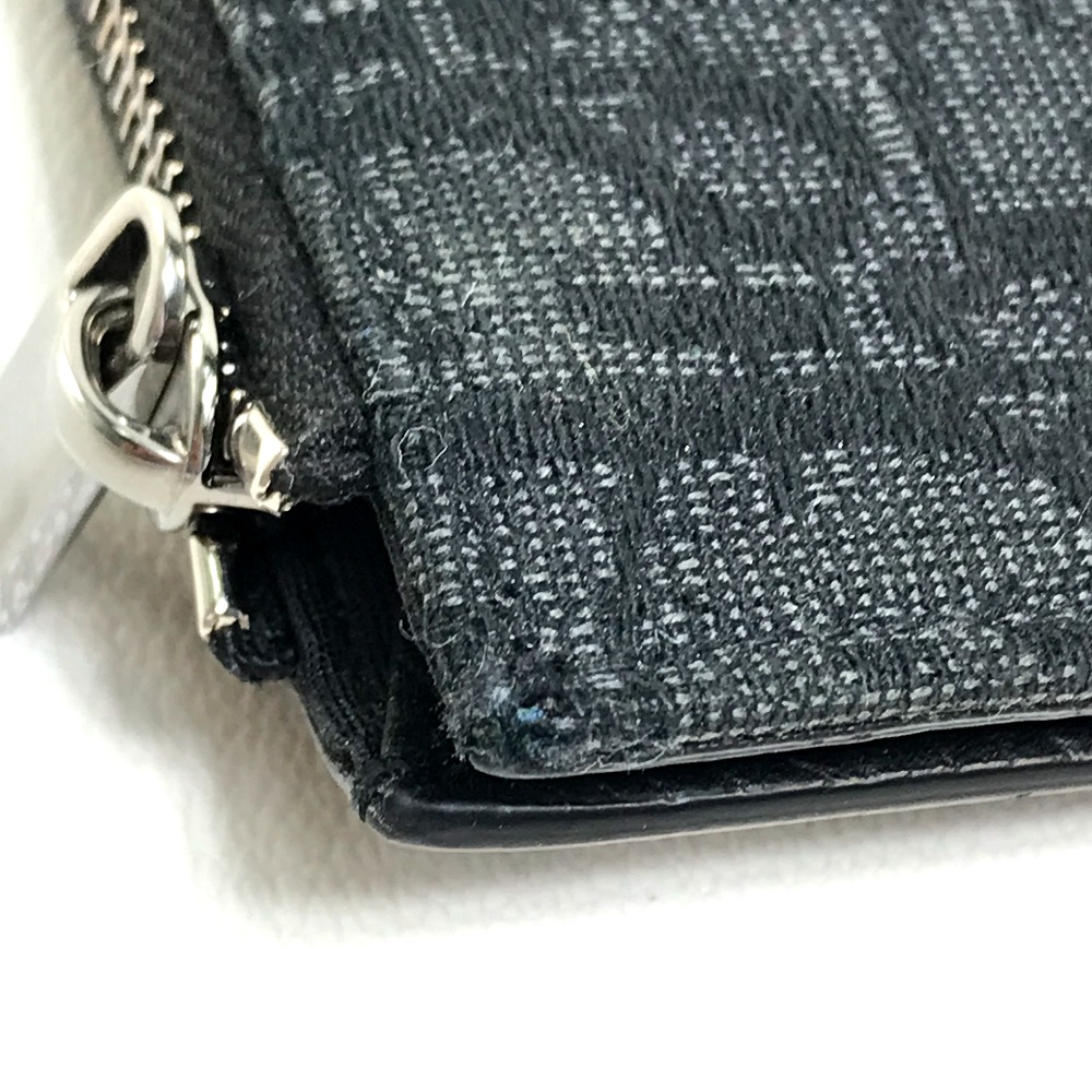 Dior ディオール 2ESBC250YSE オブリーク ジャガード ジップ カードホルダー カードケース 財布 コインケース キャンバス/レザー  メンズ ブラック 【中古】 | ブランドショップ　リファレンス