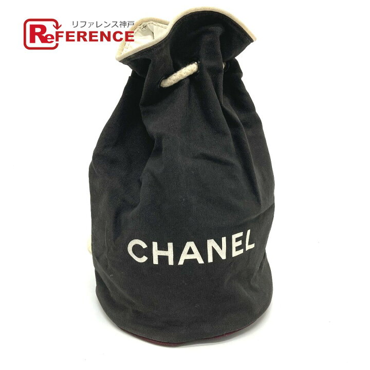 楽天市場】CHANEL シャネル ノベルティ ロゴ 巾着 プールバッグ ビーチ 