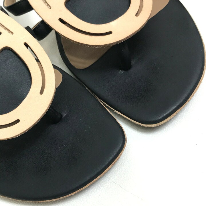 楽天市場】HERMES エルメス シェーヌダンクル フラット サンダル  