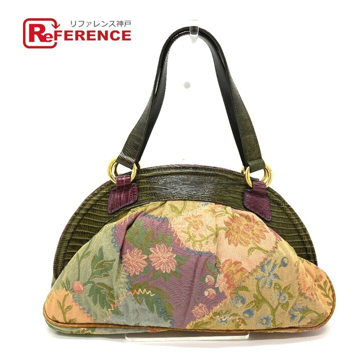 楽天市場】ETRO エトロ 花柄 刺繍 ショルダーバッグ カバン 手提げ  