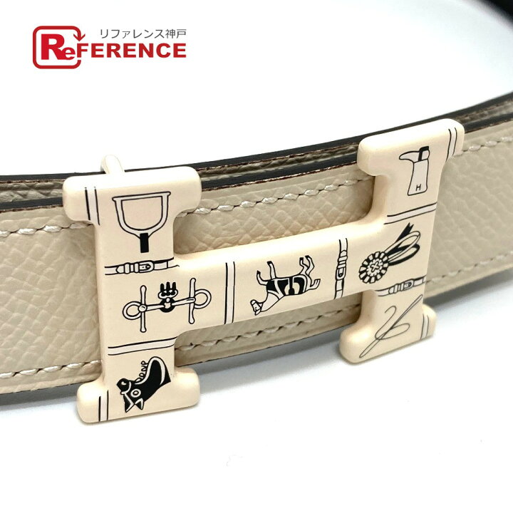 楽天市場】HERMES エルメス Hベルト Hエマイユ 馬具プリント ファッション小物 ベルト シェーブル レディース ホワイト系 未使用 【中古】 : ブランドショップ リファレンス 楽天市場】HERMES エルメス Hベルト Hエマイユ 馬具プリント ファッション小物 ベルト シェーブル レディース ホワイト系 未使用 【中古】 : ブランドショップ リファレンス