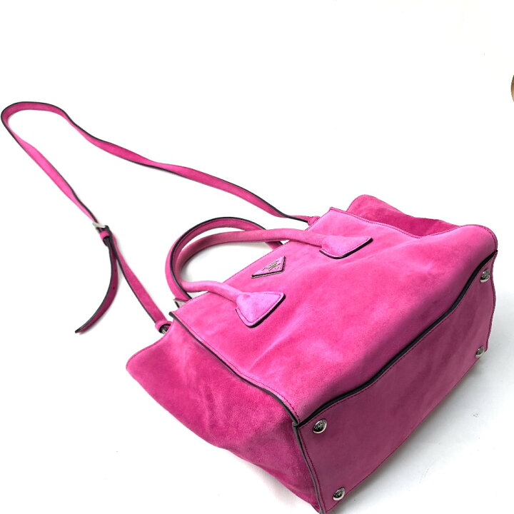 楽天市場】PRADA プラダ BN2625 SCAMOSCIATO（スエード） カバン 2WAY 