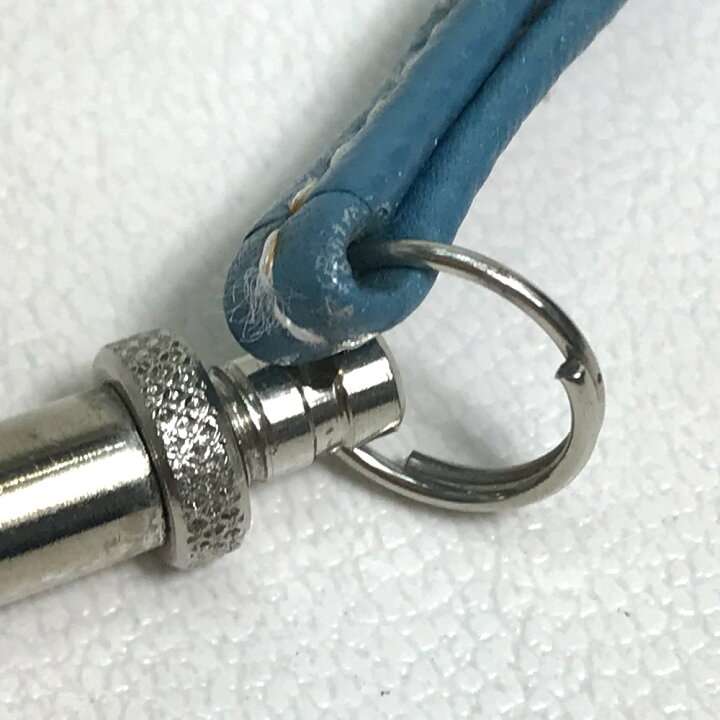 HERMES エルメス ホイッスル シフレ オレンジ 犬笛 ネックレス 本革 