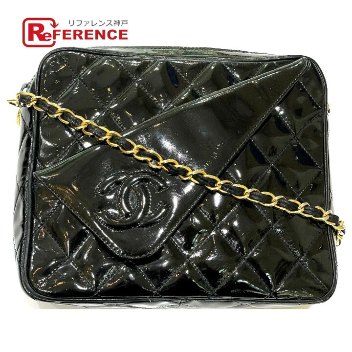 楽天市場】CHANEL シャネル CC ココマーク マトラッセ エナメル 