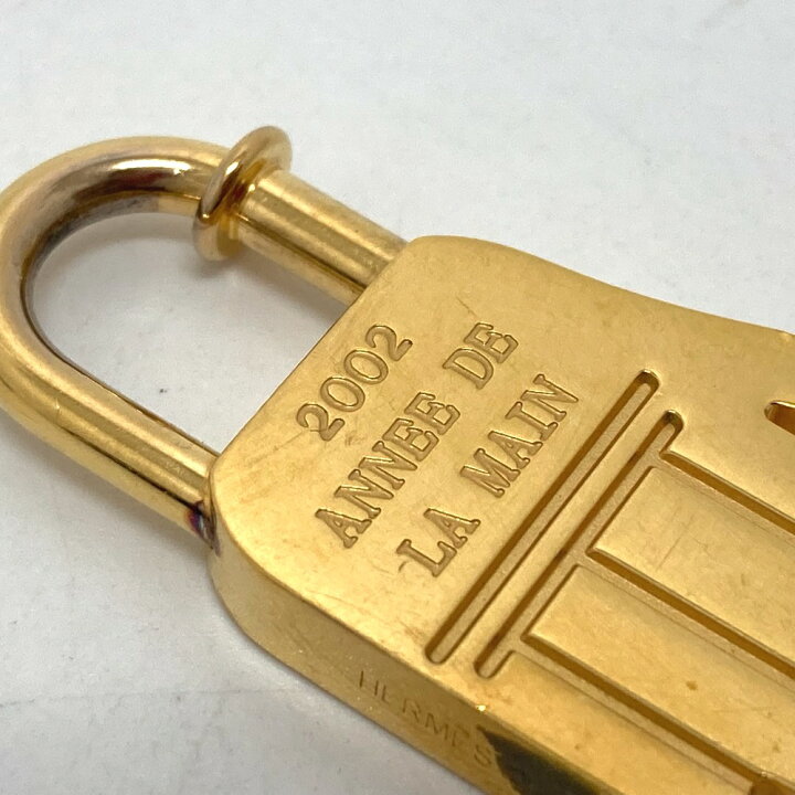 楽天市場】HERMES エルメス 2002年限定 ハンドモチーフ カデナ メタル  