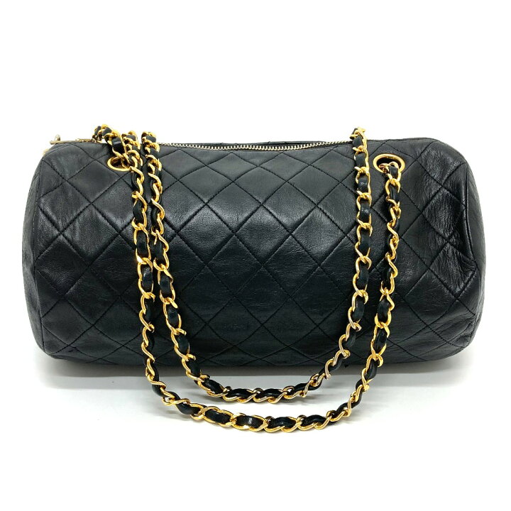 楽天市場】CHANEL シャネル CCココマーク マトラッセ 筒型 カバン 