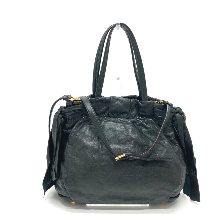 楽天市場】PRADA プラダ BR4205 ロゴ サイドリボン カバン 2WAY 