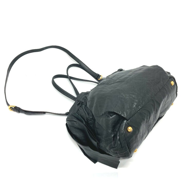 楽天市場】PRADA プラダ BR4205 ロゴ サイドリボン カバン 2WAY 