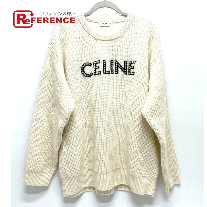 楽天市場】CELINE セリーヌ スタッズロゴ 22SS オーバーサイズ リブ  