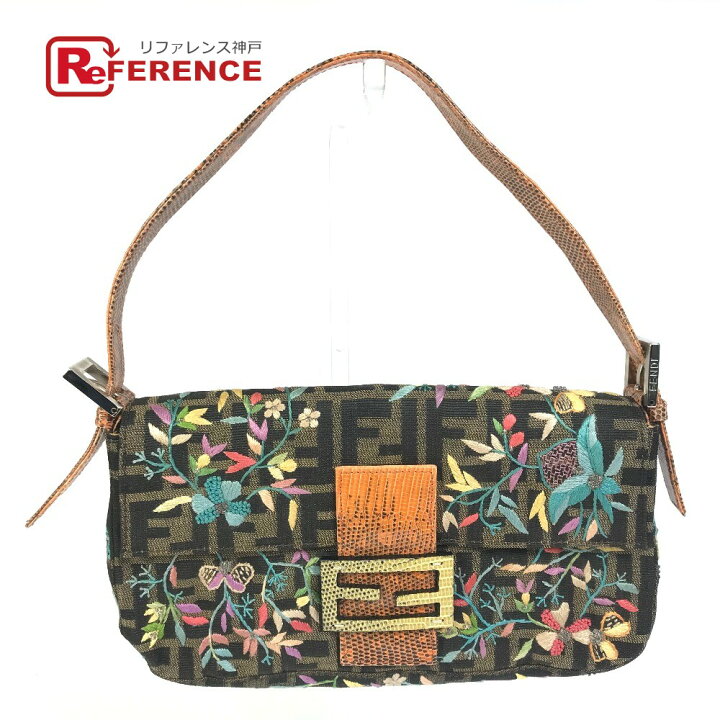 楽天市場】FENDI フェンディ ズッカ 花柄 刺繍 マンマバケット  