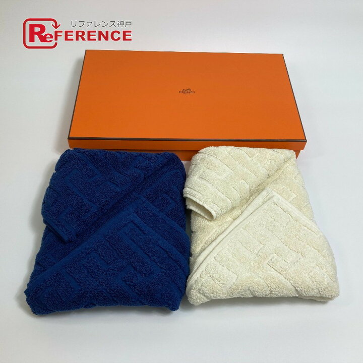 楽天市場】HERMES エルメス ラビリンス フェイス タオルセット タオル 