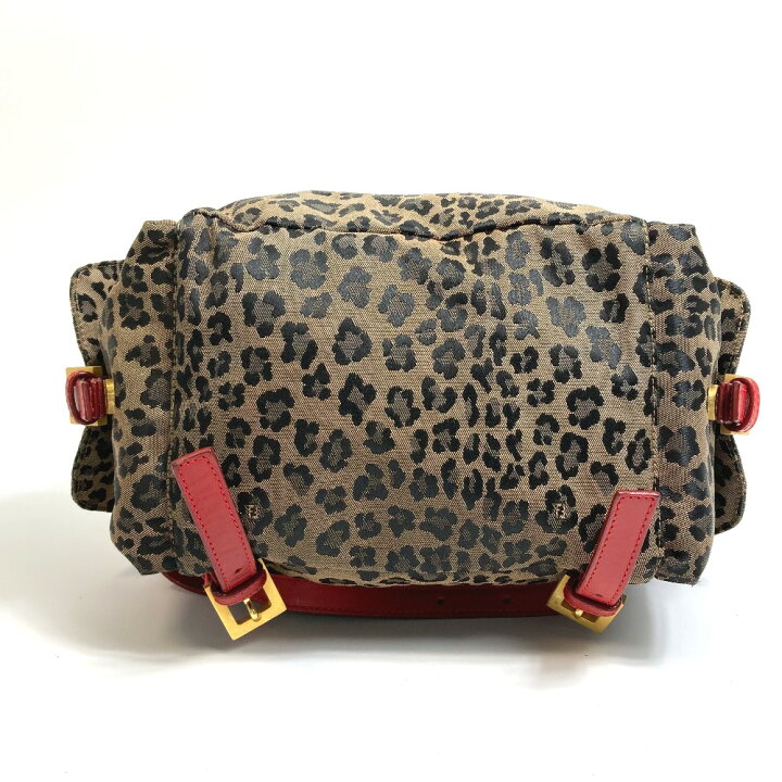 楽天市場】FENDI フェンディ レオパード柄 バックパック リュック 
