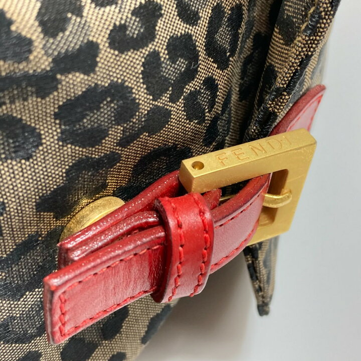 楽天市場】FENDI フェンディ レオパード柄 バックパック リュック 