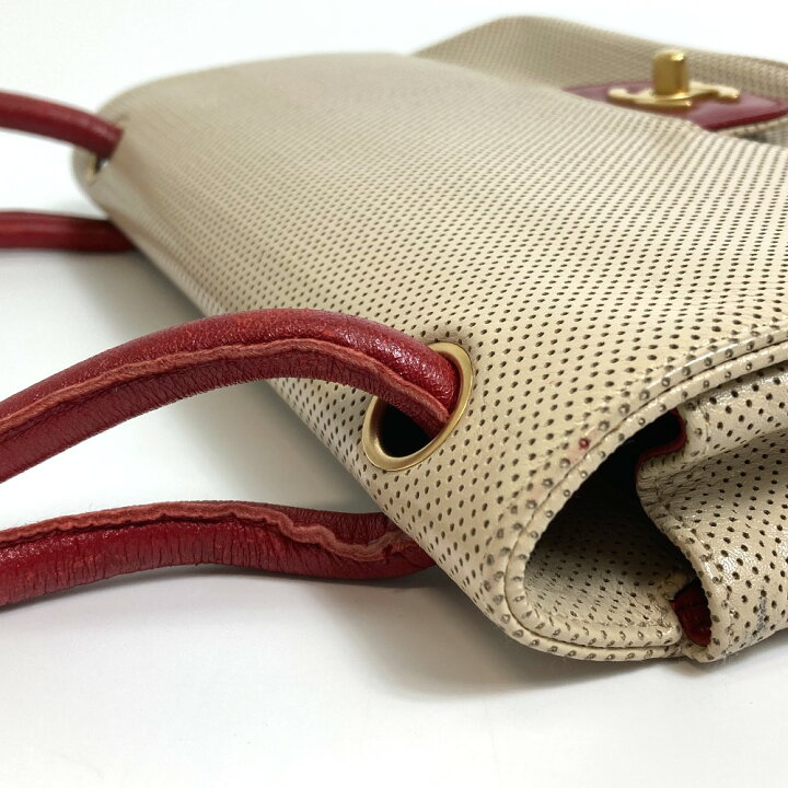 楽天市場】CHANEL シャネル ココマーク CC パンチング バイカラー  