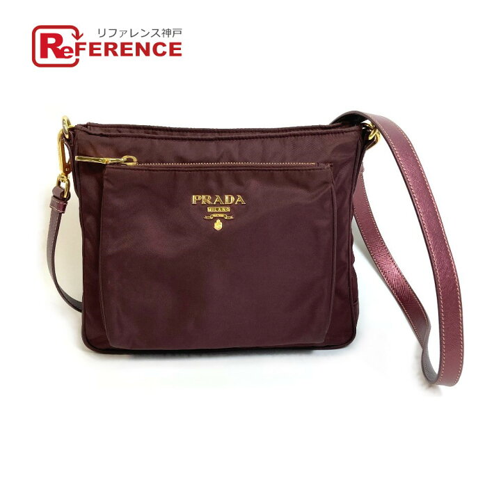 楽天市場】PRADA プラダ BT0693 ロゴ テスート＋サフィアーノ 斜め掛け  