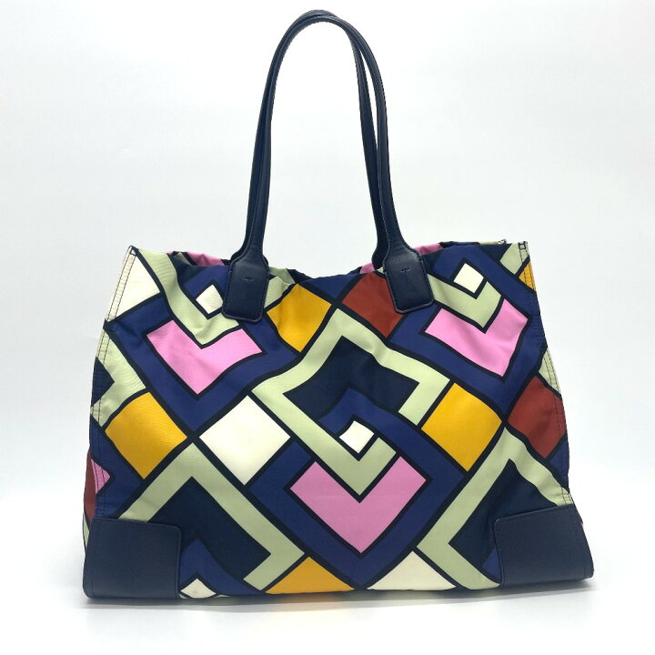 楽天市場】Tory Burch トリーバーチ ロゴ 総柄 ハンドバッグ 