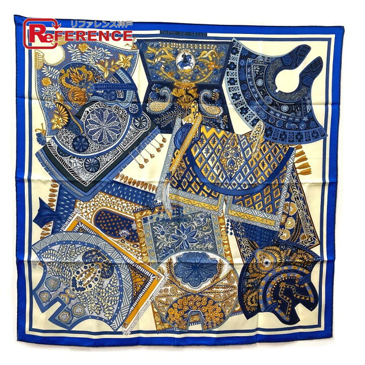 楽天市場】HERMES エルメス Tapis de Selle タピ ドゥ セル 植物柄 