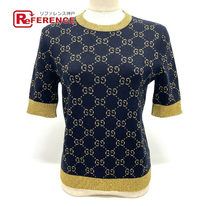 楽天市場】GUCCI グッチ 554995 GGパターン ラメ クルーネック 