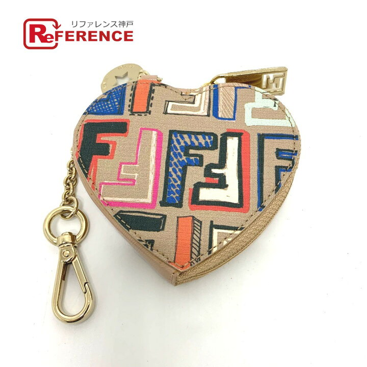 楽天市場】FENDI フェンディ 8M0247 ズッカ柄 ハート型 チャーム  