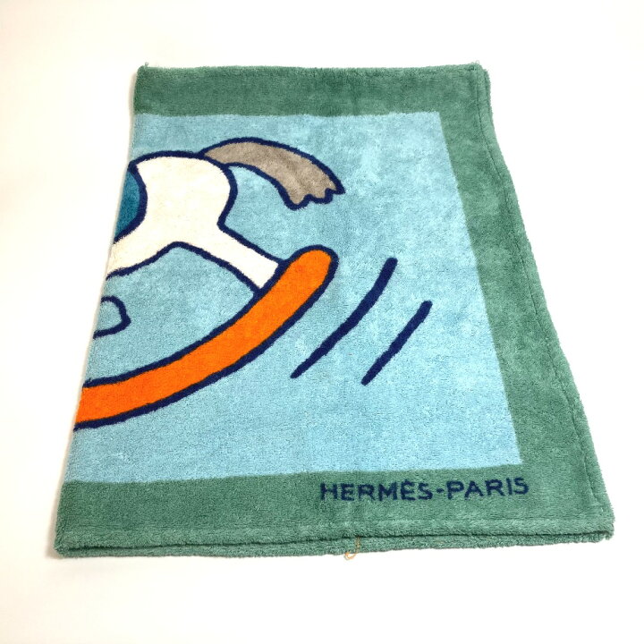 楽天市場】HERMES エルメス ベビー 木馬 アダダ ブランケット 毛布  