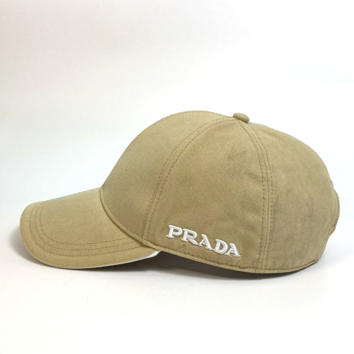 楽天市場】PRADA プラダ 2HC274 アパレル ロゴ ベースボールキャップ 
