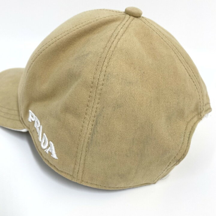 楽天市場】PRADA プラダ 2HC274 アパレル ロゴ ベースボールキャップ 
