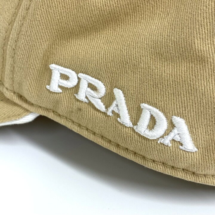 楽天市場】PRADA プラダ 2HC274 アパレル ロゴ ベースボールキャップ 