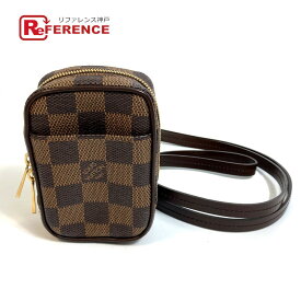LOUIS VUITTON ルイヴィトン N61738 ダミエ エテュイ オカピ カバン ポーチ ショルダーバッグ ダミエキャンバス レディース エベヌ ブラウン 【中古】
