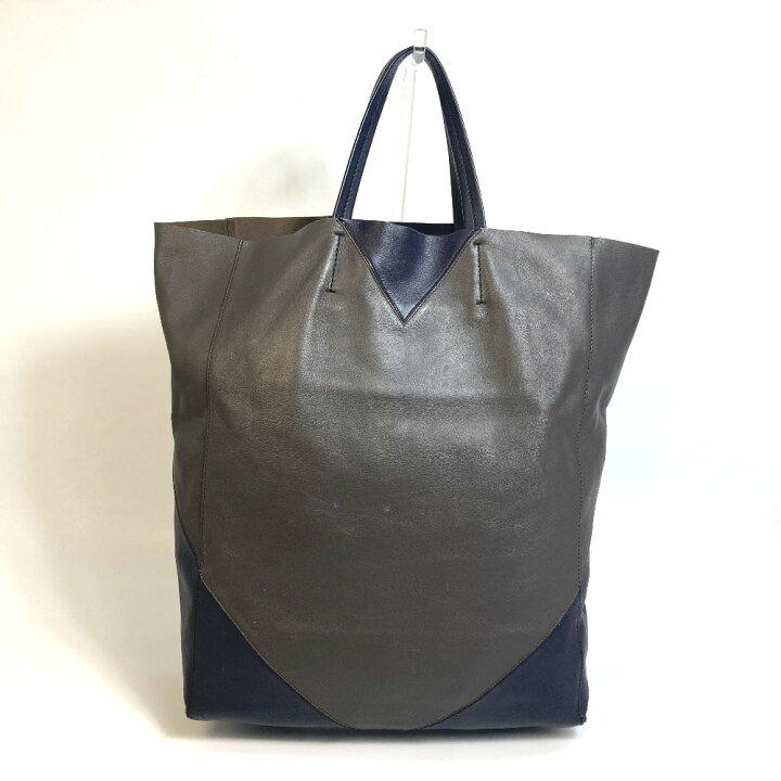 楽天市場】CELINE セリーヌ バイカラー ストライプ ワンショルダー 