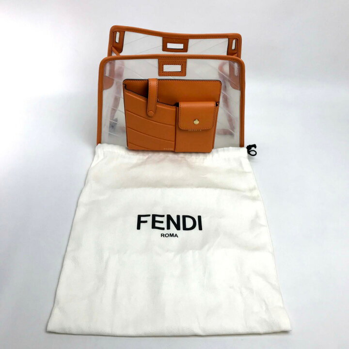 楽天市場】FENDI フェンディ カスタマイズ スモール ピーカブー 