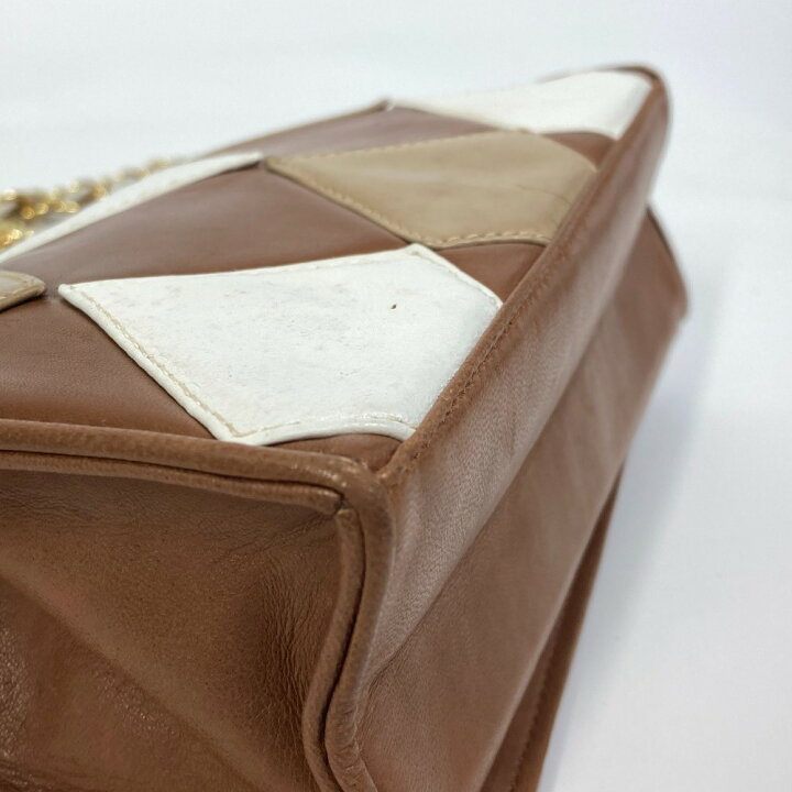 楽天市場】CHANEL シャネル CC ココマーク ダイヤ パッチワーク カバン  