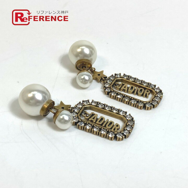楽天市場】Dior ディオール JADIORロゴ フェイクパール アクセサリー