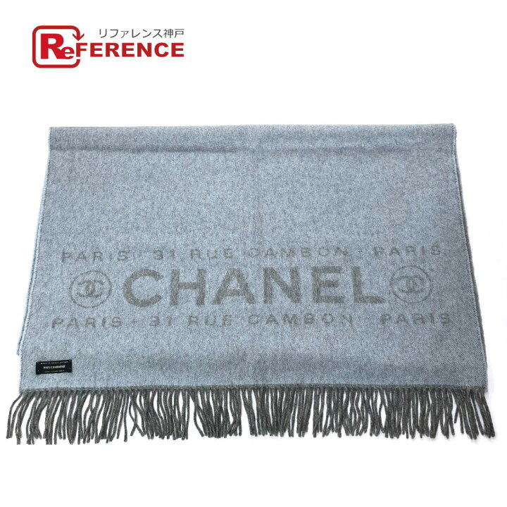 楽天市場】CHANEL シャネル CC ココマーク ロゴ フリンジ 大判ストール 