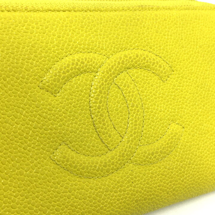 楽天市場】CHANEL シャネル CC ココマーク ラウンドファスナー ロング 